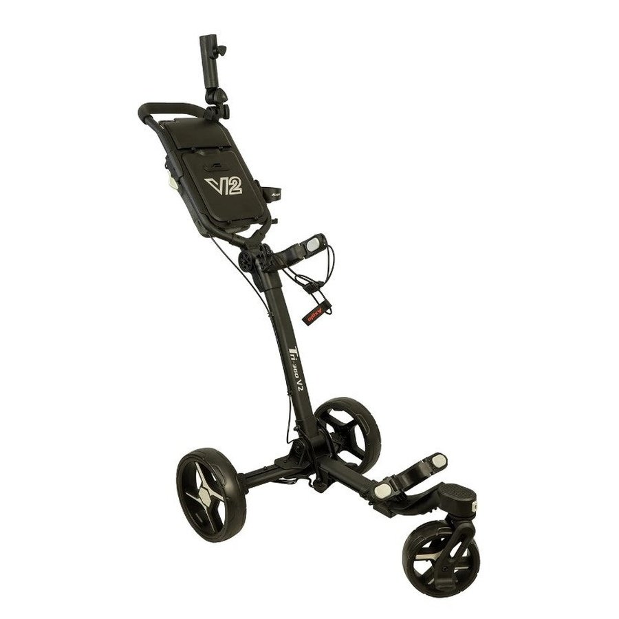 Axglo V2 Tri-360 Golf Push Cart with Free Storage Bag