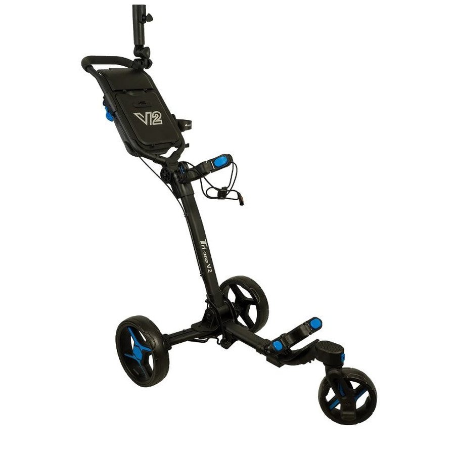 Axglo V2 Tri-360 Golf Push Cart with Free Storage Bag