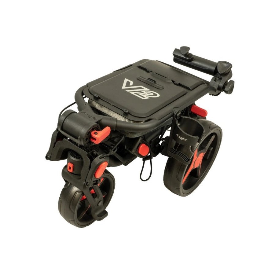 Axglo V2 Tri-360 Golf Push Cart with Free Storage Bag