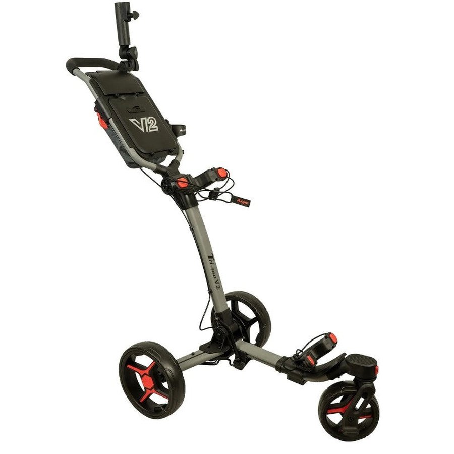 Axglo V2 Tri-360 Golf Push Cart with Free Storage Bag