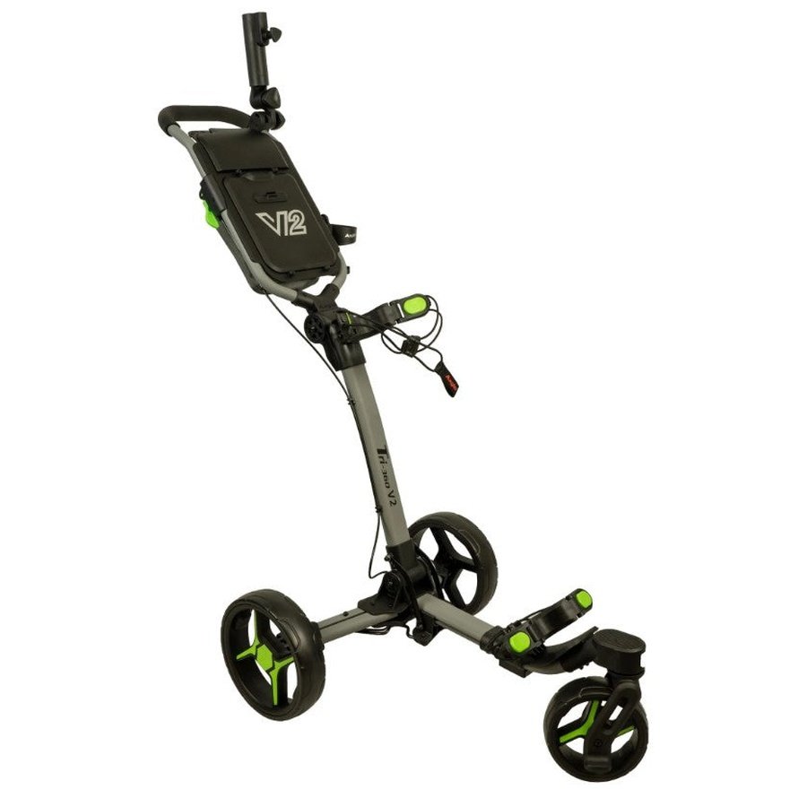 Axglo V2 Tri-360 Golf Push Cart with Free Storage Bag