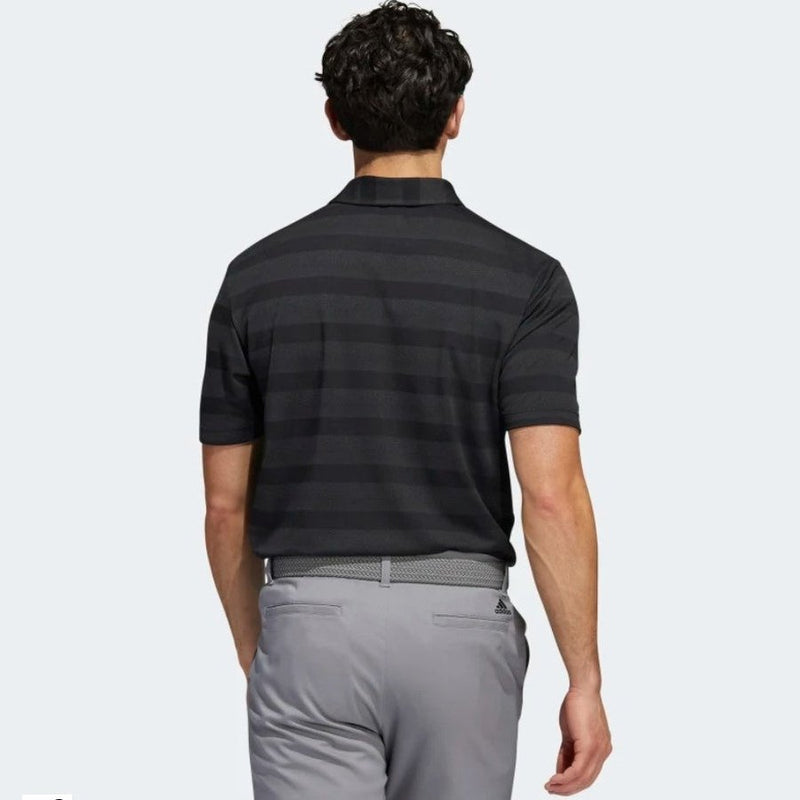 2 Pack Adidas Two-Color Striped Polo Shirts