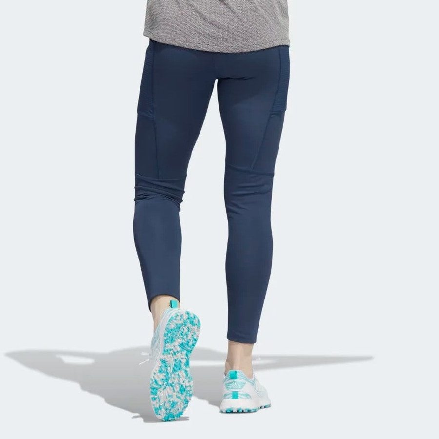 Ladies Adidas HEAT.RDY Tights - Blue