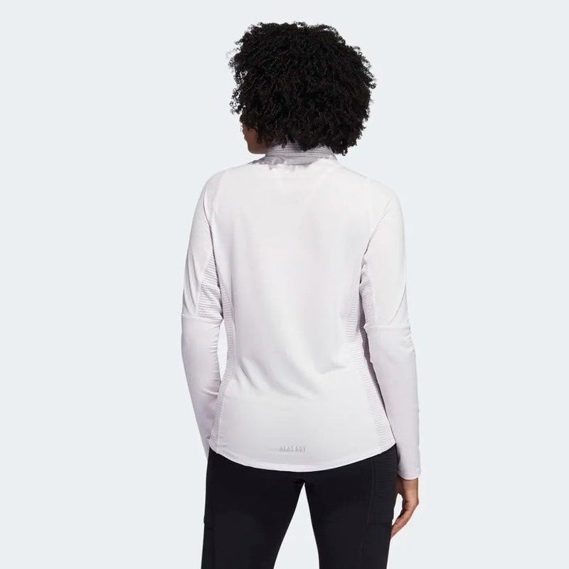 Ladies Adidas HEAT.RDY Mock Polo Shirt