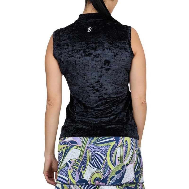 Sofibella Women's UV Staples Crushed Velvet Vest
