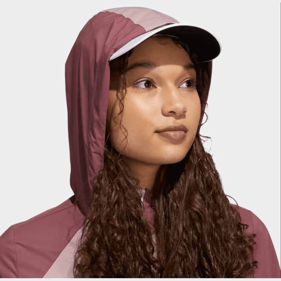 Adidas womens burgundy jacket hotsell