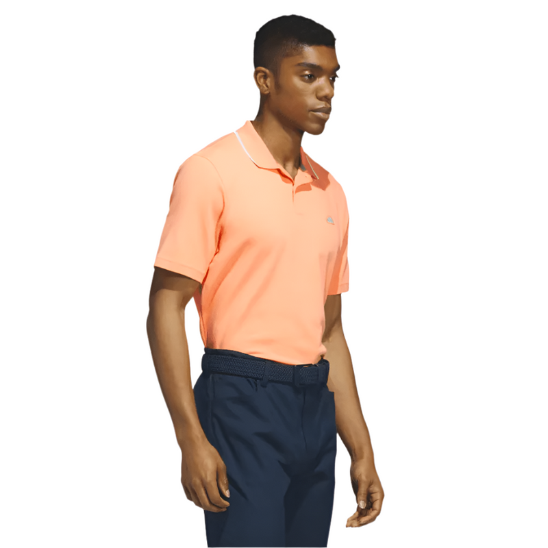 Adidas 2023 Go-To Pique Golf Polo Shirt - Orange