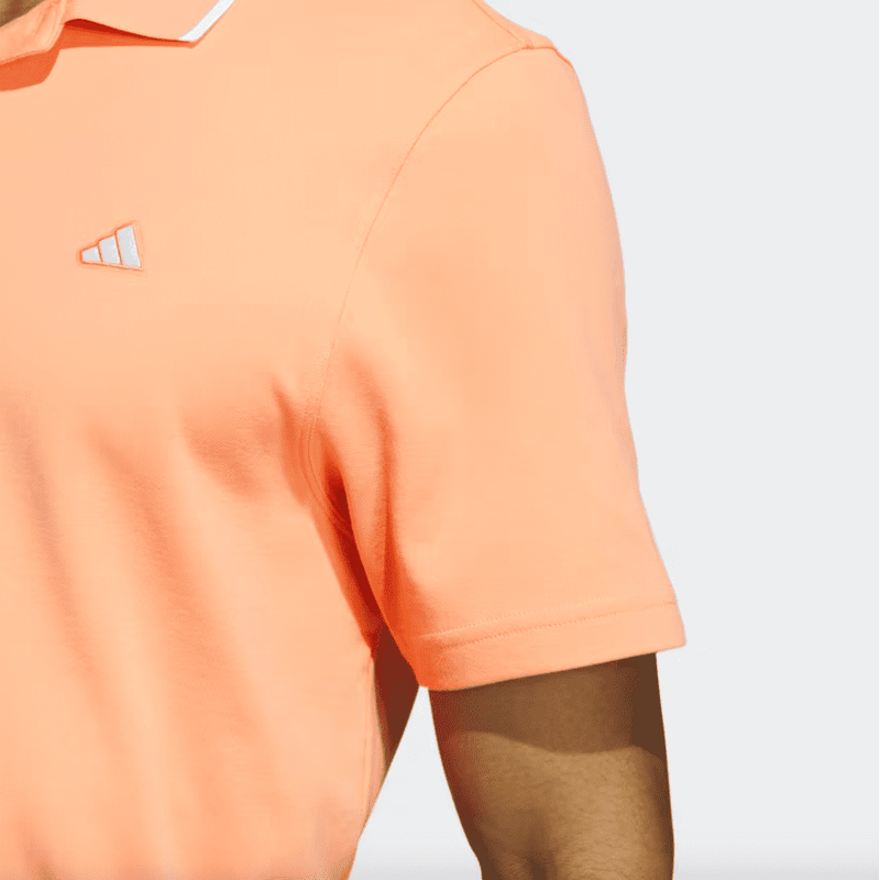 Adidas 2023 Go-To Pique Golf Polo Shirt - Orange