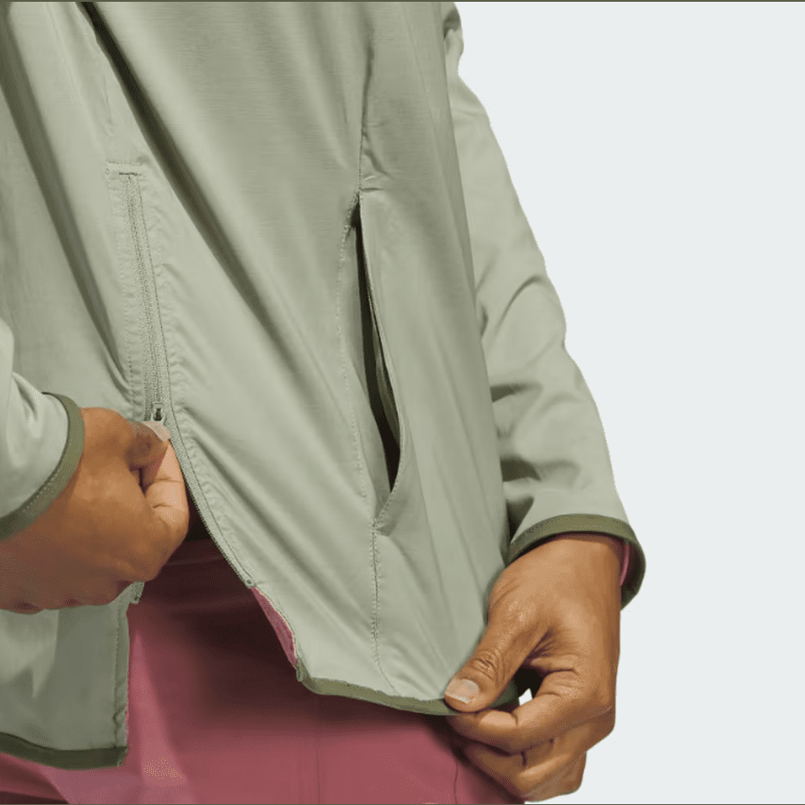 Adidas Go-To Lightweight WIND.RDY Golf Hoodie - Brown