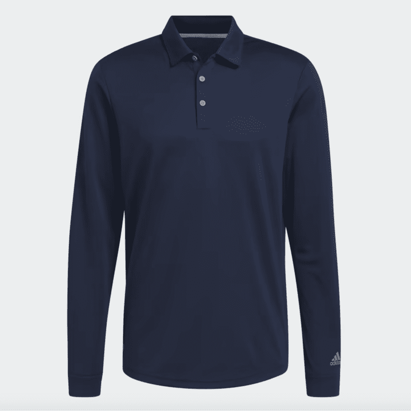 Adidas climalite long sleeve polo outlet
