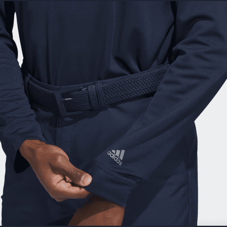 Adidas Long Sleeve Polo Shirt - Navy