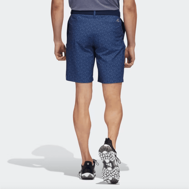 Adidas Ultimate365 9-Inch Printed Golf Shorts - Navy