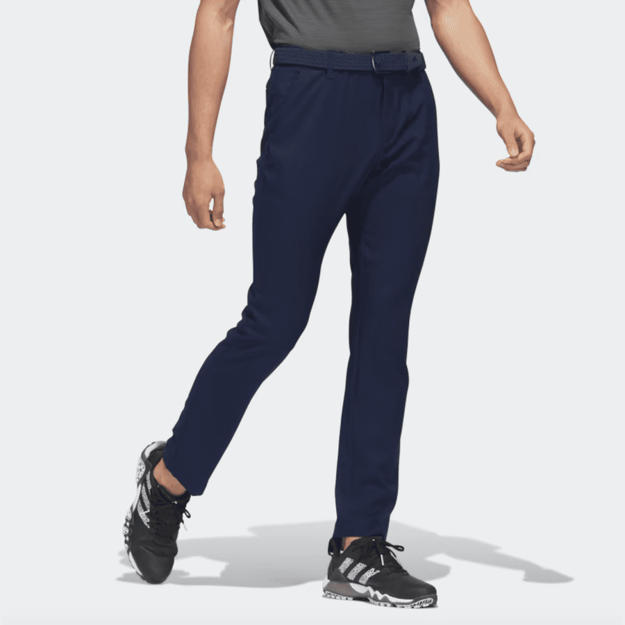 Adidas tapered golf trousers discount