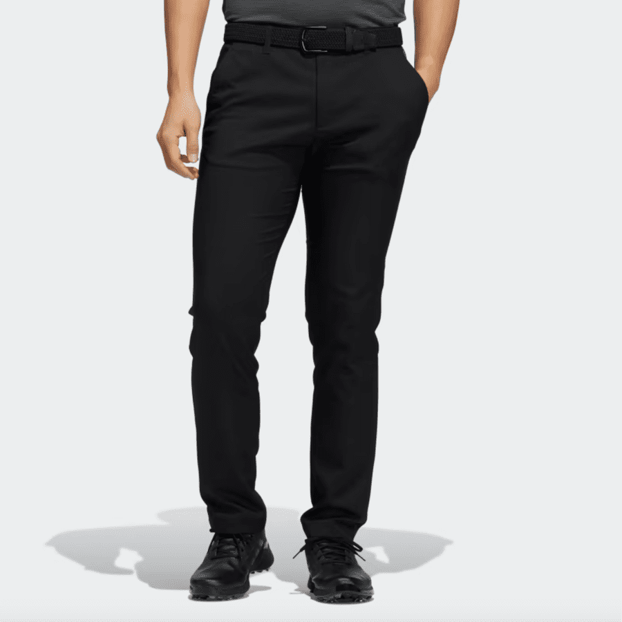 Adidas slim fit golf trousers sales