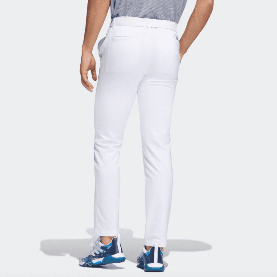 Adidas white golf pants discount