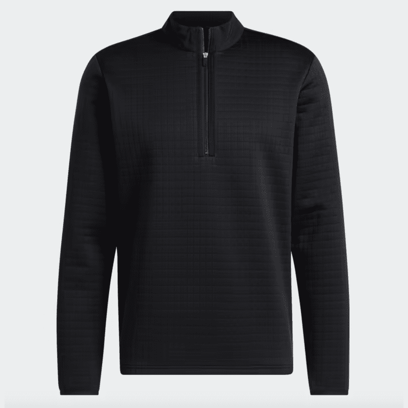 Adidas Water Repellent 1/4 Zip Pullover - Black