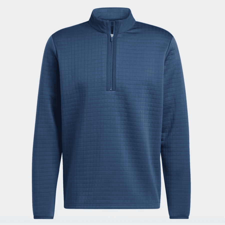 Adidas Water Repellent 1/4 Zip Pullover - Navy