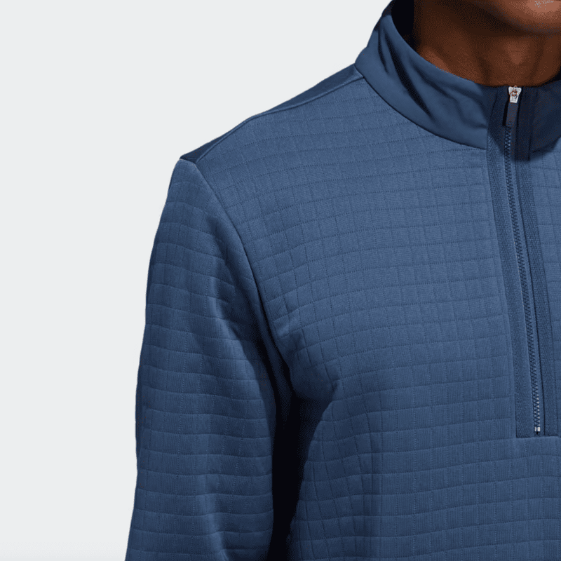 Adidas Water Repellent 1/4 Zip Pullover - Navy