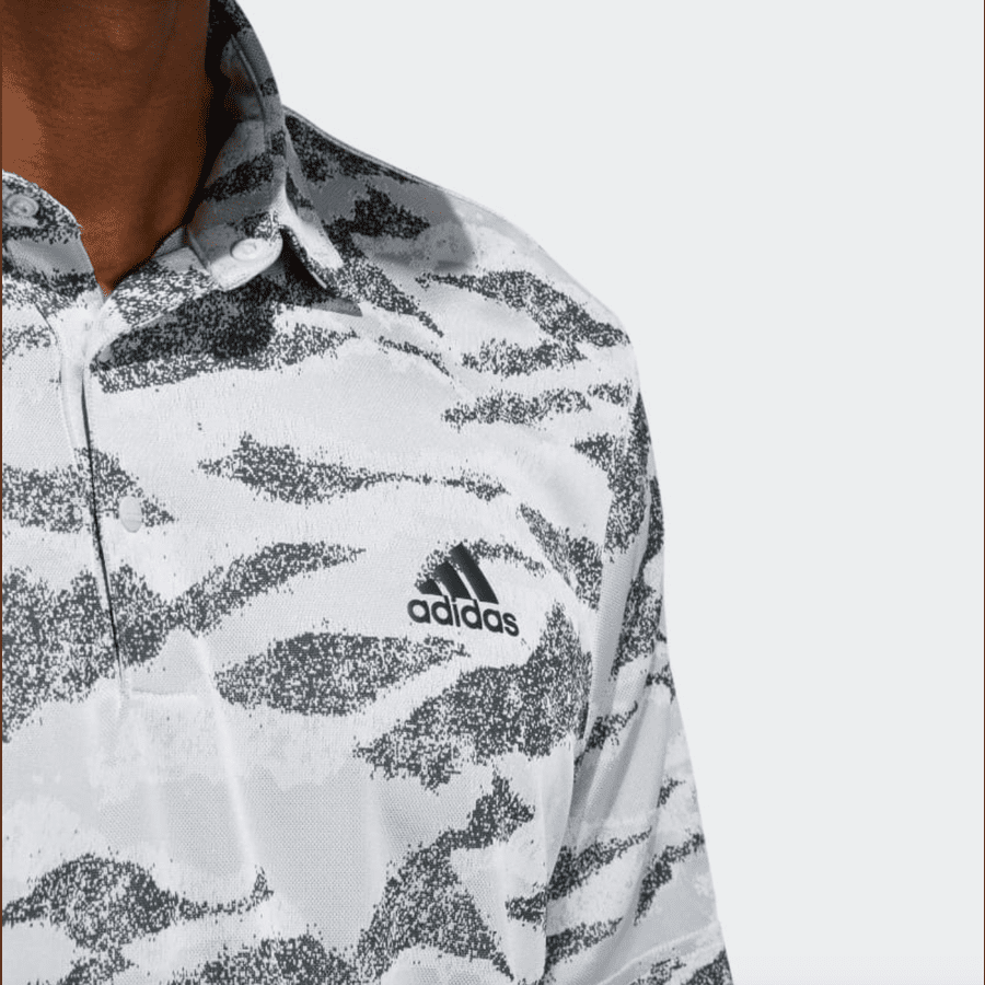 Adidas Horizon-Print Golf Polo Shirt