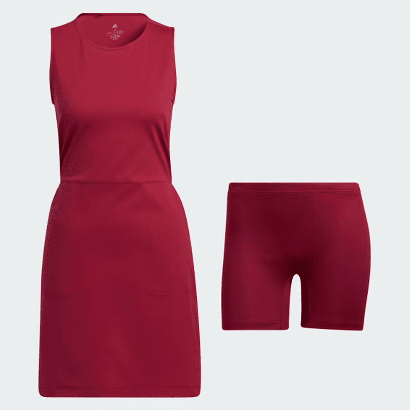 Adidas Ladies Go-To Dress - Red