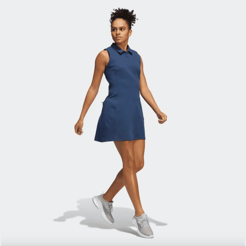 Adidas Go-To Sleeveless Golf Dress - Navy