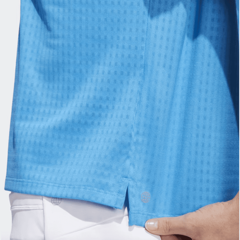 Adidas Ladies 3-Stripes Polo Shirt- Blue