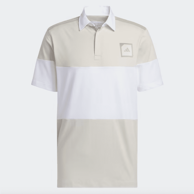 Adicross Block Golf Polo Shirt - Brown