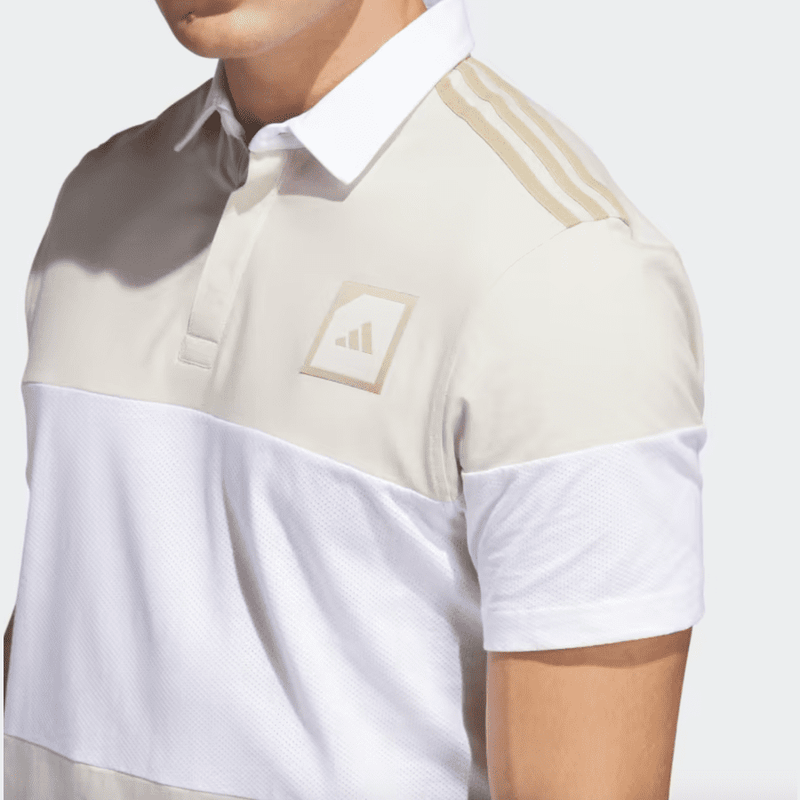 Adicross Block Golf Polo Shirt - Brown