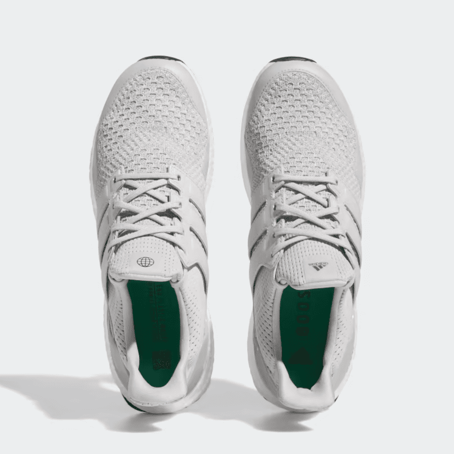 Adidas Ultraboost Golf Shoes 8 Grey Two Court Green