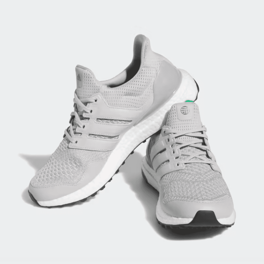 Adidas Ultraboost Golf Shoes 8 Grey Two Court Green