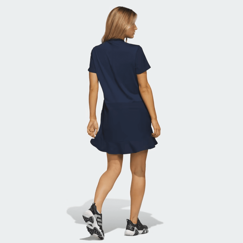 Adidas Ladies Frill Dress - Blue