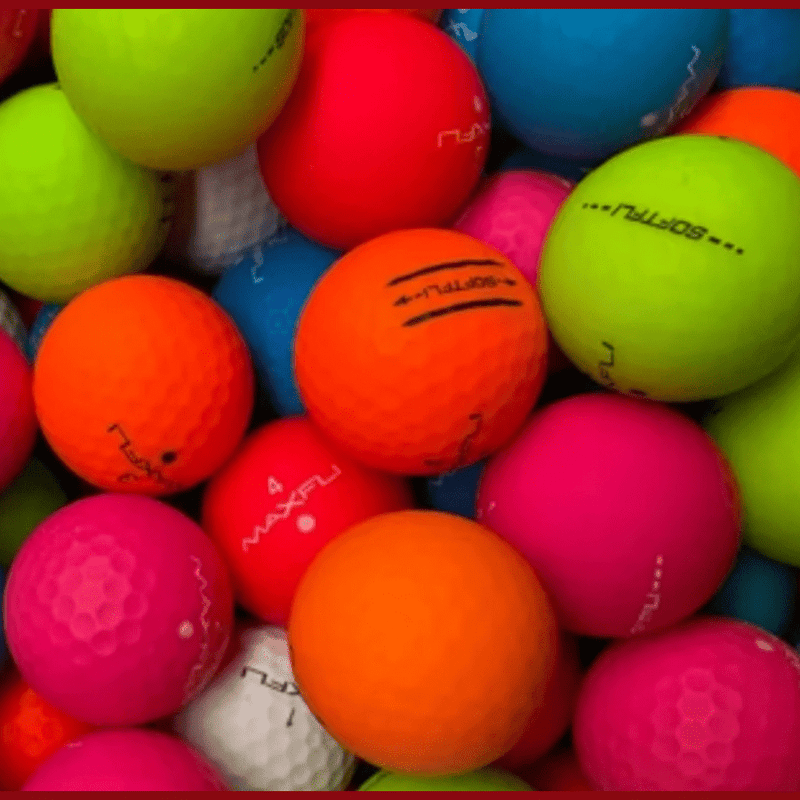36 Maxfli Color Mix Golf Balls - Recycled 5A/4A