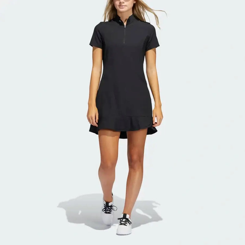Adidas Ladies Frill Dress - Black