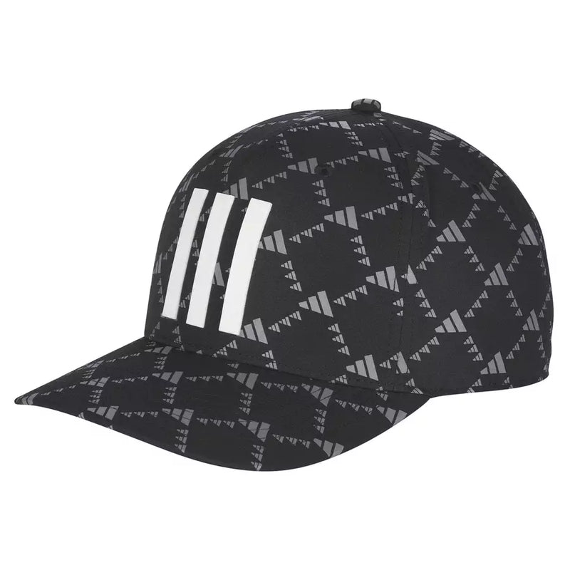 Adidas Tour 3-Stripes Printed Golf Cap - Black