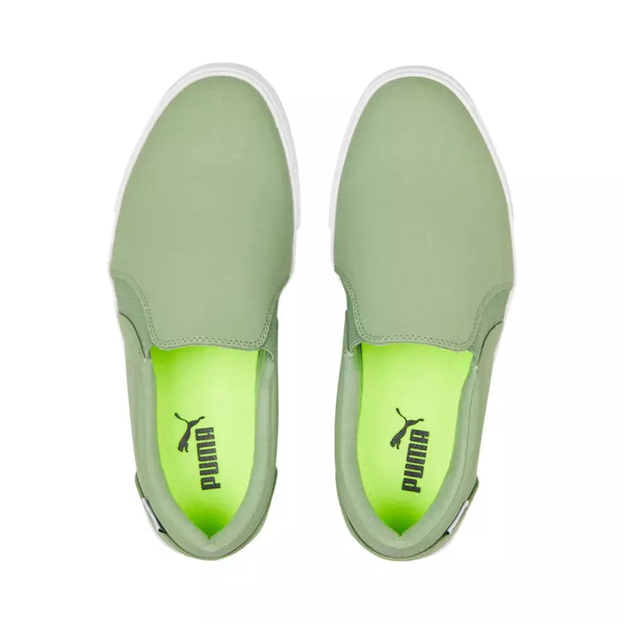 Puma Ladies TUSTIN Slip-On Spikeless Golf Shoes - Green