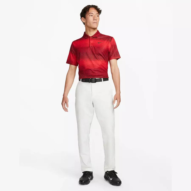 Nike Dri-FIT ADV Tiger Woods Print Golf Polo - Red