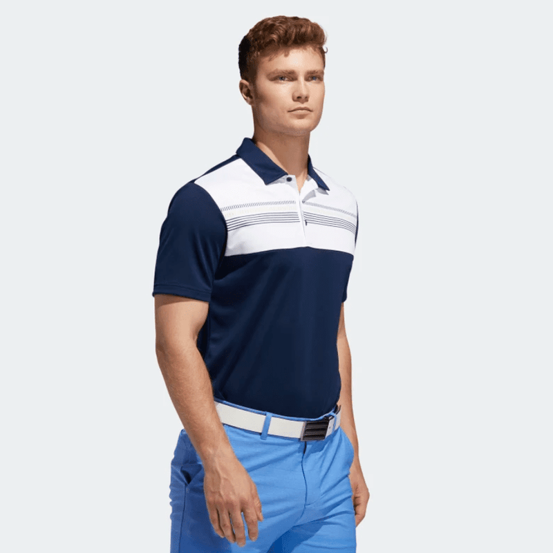 Adidas Basic Colorblock Polo Shirt - Navy/White