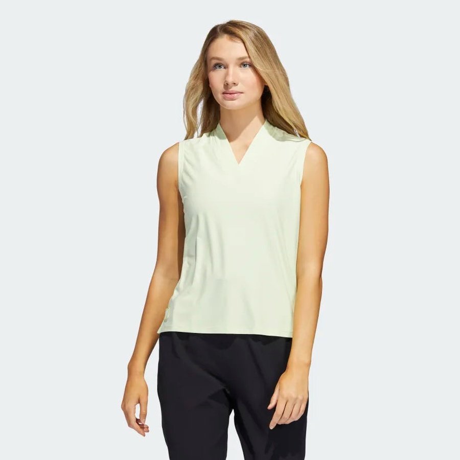 Adidas Go-To Sleeveless Polo Shirt - Green