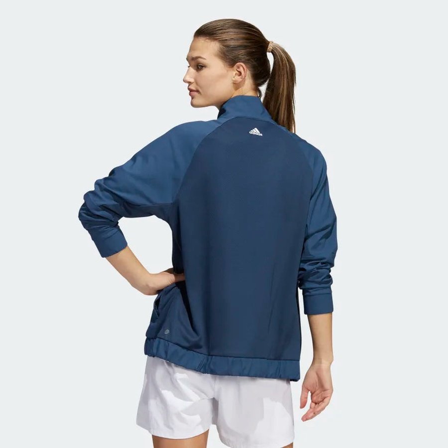 Adidas Ladies Essentials Full-Zip Jacket - Blue