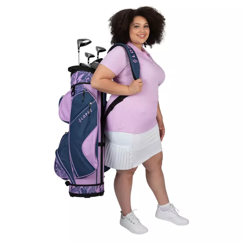 Nancy Lopez Ashley 18-Piece Cart Bag Set - Lush