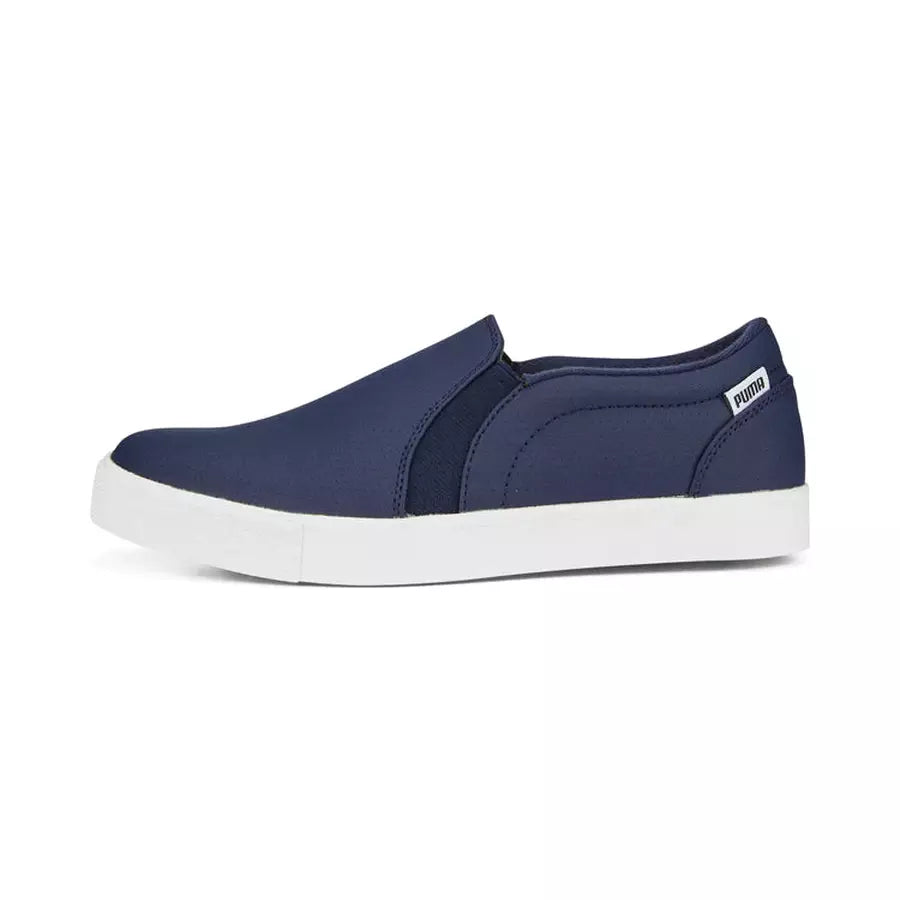 Puma Ladies TUSTIN Slip-On Spikeless Golf Shoes - Navy