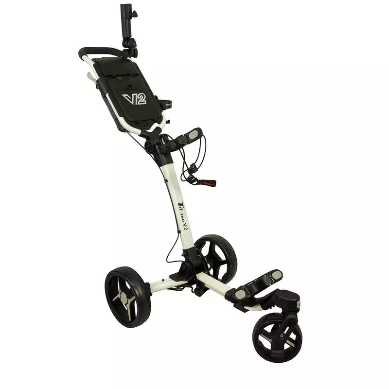 Axglo V2 Tri-360 Golf Push Cart with Free Storage Bag