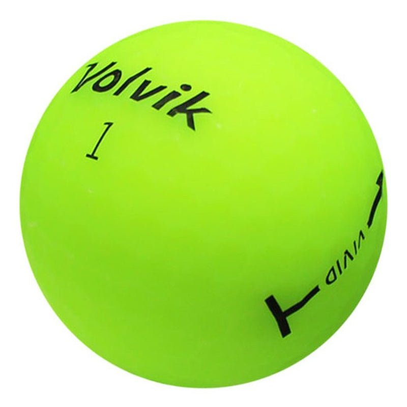 36 Volvik Vivid Green Golf Balls - Recycled 5A/4A